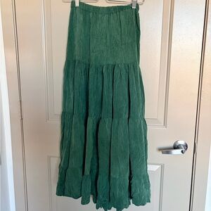 Expose medium Green Maxi Skirt
